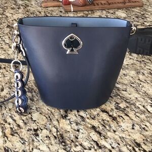 Kate Spade black bucket bag